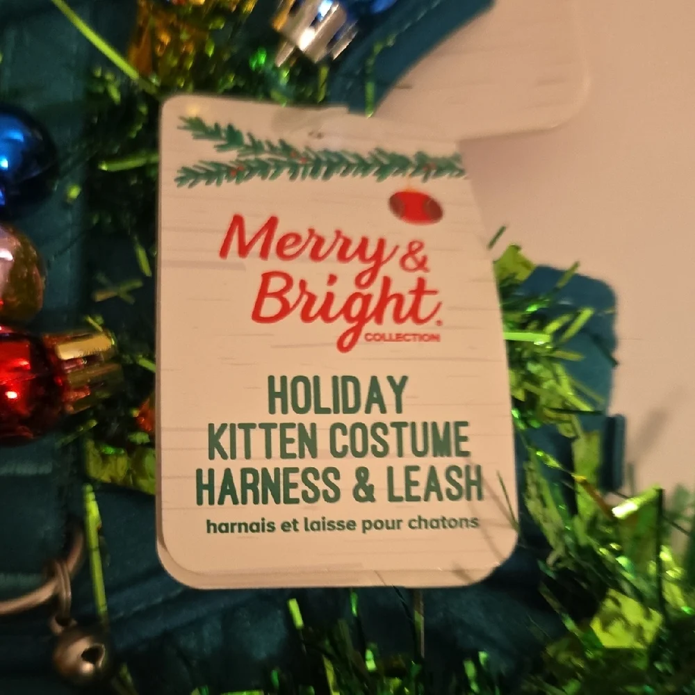 Festive Cat Christmas Tree Costume